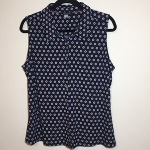 Tommy Hilfiger Sleeveless Button Up Blouse XL